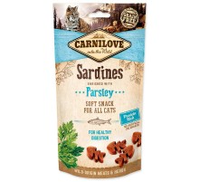 Лакомство для котов Soft Snack с сардиной и петрушкой 50 г Carnilove