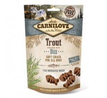 Лакомство для собак Dog Semi Moist с форелью и укропом 200 г Carnilove