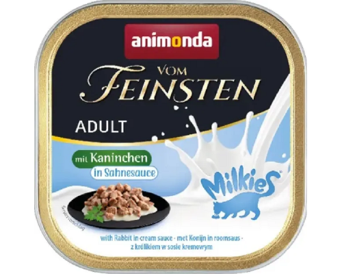 Корм для котов Adult с кроликом в сливочном соусе 100 г Animonda