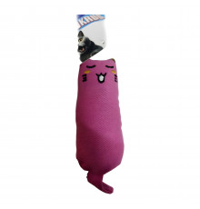 Игрушка д/кош Кошечка с кошачьей мятой 15 см арт.HCT-33511-M розовая