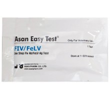 Експрес-тест Вірус імунодефіциту + лейкемія (FIV Ab+FeLV Ag), ASAN PHARM