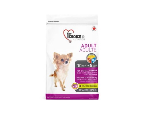 Корм для собак Фест Чейс Міні і маленькі породи ягня риба Choice Adult Toy&Small breed 350 г