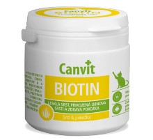 Таблетки для котов Biotin Cat витамины для идеальной шерсти и здоровой кожи №100 Canvit