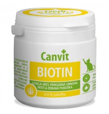Таблетки для котов Biotin Cat витамины для идеальной шерсти и здоровой кожи №100 Canvit