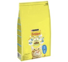 Сухой корм для котов Friskies с лососем и овощами 1,5 кг Purina