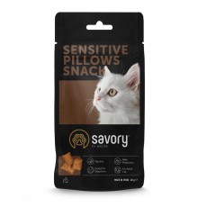 Лакомство для котов Cats Snacks  Pillows Sensitive для чуствительного пищеварения 60 г SAVORY