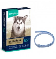 Ошейник для собак Sempero от блох и клещей синий 65 см Vitomax