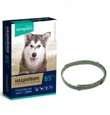 Ошейник для собак Sempero от блох и клещей хаки 65 см Vitomax