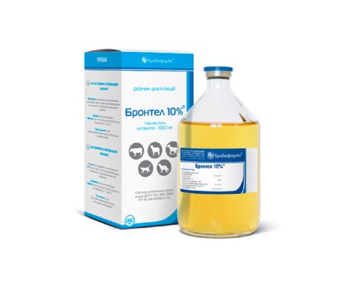 Бронтел 10% 200 мл инсектоакарицид Бровафарма