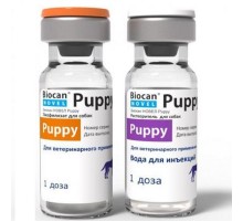 Вакцина Biocan Novel Puppy для щенков против чумы лейкопении и парвовируса 2 флакона 1 доза  BioVeta