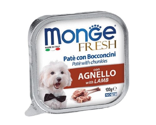 Корм для собак Dog Fresh Agnello with Lamb паштет с мясом ягненка 100 г Monge