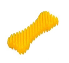 Игрушка для собак Косточка дент грызак с шипами Неон Желтая 14 см Sum-Plast