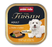 Корм для собак Adult с курицей и печенкой 150 г Animonda