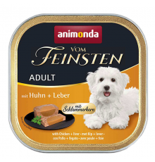 Корм для собак Adult с курицей и печенкой 150 г Animonda