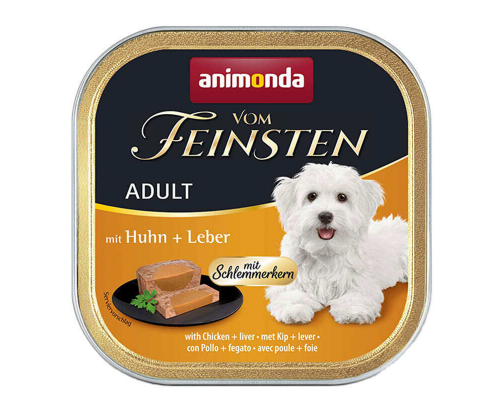 Корм для собак Adult с курицей и печенкой 150 г Animonda