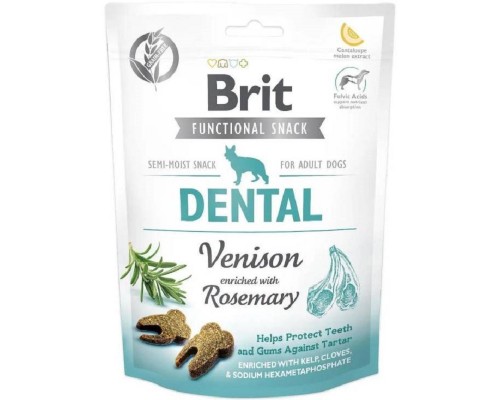 Лакомства д/собак Брит для поддержания здоровья зубов Brit Care Dog Snack Dental 150г/