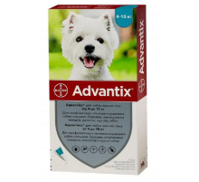 Адвантікс Advantix краплі на холку для собак 4-10 кг Bayer 1 піпетка