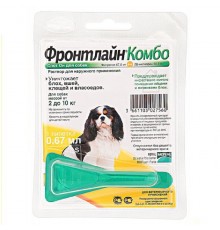 Фронтлайн Комбо краплі на холку для собак 2-10 кг Merial