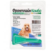 Фронтлайн Комбо капли на холку для собак 10-20 кг №1*1,34 мл Merial