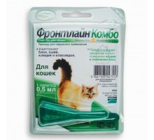 Фронтлайн Комбо Спот Он для кошек капли на холку монопипетка Merial