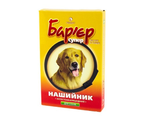 Барьер ошейник от блох и клещей для собак черный Продукт