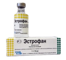 Раствор для инъекций Эстрофан гормональный препарат сельскохозяйственным животным 10 мл BioVeta