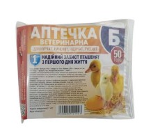 ВЕТАПТЕЧКА Б байтріл- 3, байкокс- 2, чик тонік 10 мл, аскорбінова кислота 5 г на 50 голів 