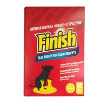 Клеевая ловушка книжка маленькая Finish от грызунов и насекомых с ароматом арахиса 17Х24,5 см Украина