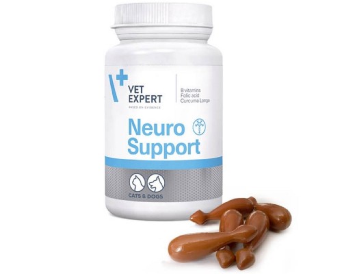 Капсулы для собак и кошек NeuroSupport пищевая добавка для поддержания функции нервной системы  №45 VetExpert