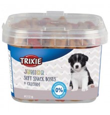 М'які ласощі з кальцієм для цуценят Junior Soft Snack Bones 140 г Trixie