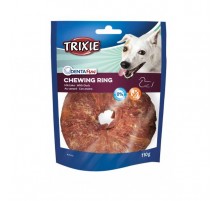 Кільце Trixie для чищення зубів Denta Fun Duck Chewing Ring сиром'ятна шкіра з кочкою d=10см 110г 31333