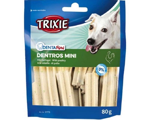 Ласощі Trixie для собак Dentros Mini жувальні шматочки 60г 31773