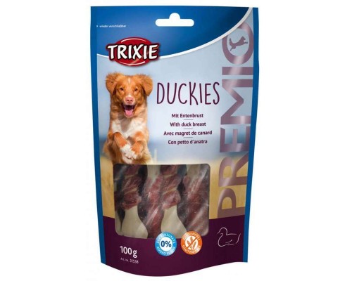 Лакомство для собак Premio Duckies Кальциевая косточка с уткой 80 г Trixie 31592