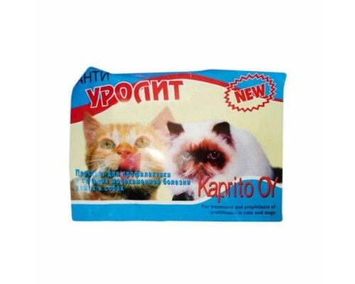 Анти Уроліт для собак та котів 8 пігулок Kaprito OY