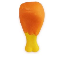 Игрушка для собак Куриная ножка  резиновая с пищалкой 12,5*5 см