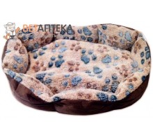 Мягкое место для животных круглое Следы лап 19-102, 35*23 см