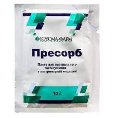 Паста  для собак и кошек Пресорб адсорбент при отравлениях 10 г №1 Креома-Фарм