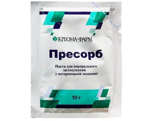Пресорб 10 г паста-гель 1 пакетик Креома-Фарм