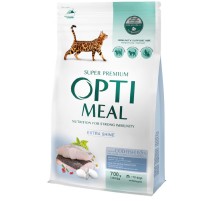 Сухой корм для котов Adult Cat Cod Fish с высоким содержанием трески 700 г Optimeal