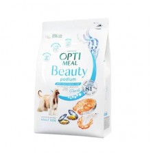 Сухий корм для собак Beauty Podium Shiny Coat Dental Care блискуча вовна догляд за зубами з морепродуктами 1,5 кг Optimeal