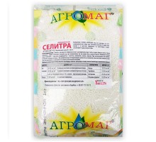 Азотное удобрение Селитра аммиачная для подкормок садовых и огородных культур Агромаг 1 кг
