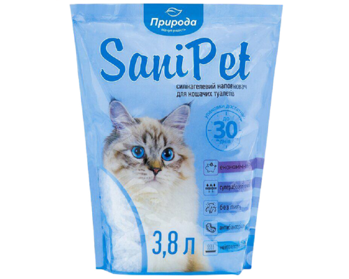 Наполнитель Санипет  силикагелевый SANI PET 3.8L  PR240266