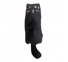 Игрушка д/кош Кошечка с кошачьей мятой 15 см арт.HCT-33511-M черная