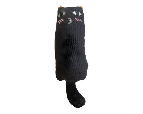Игрушка д/кош Кошечка с кошачьей мятой 15 см арт.HCT-33511-M черная