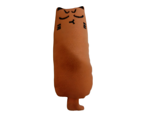 Игрушка д/кош Кошечка с кошачьей мятой 15 см арт.HCT-33511-M оранжевая