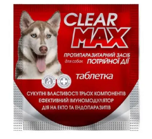 Таблетка Clear Max для собак антигельминтик №1  O.L.KAR