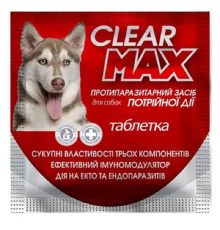 Таблетка Clear Max для собак антигельминтик №1  O.L.KAR