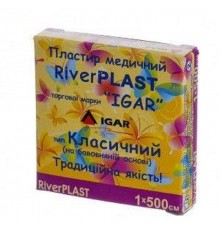 Пластир медичний Ігар на тканинній основі IGAR RiverPlast 1см х 500 см