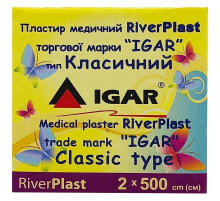 Пластырь медицинский RiverPlast Классический на тканевой основе 2 см х 500 см IGAR