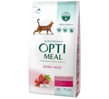 Сухой корм для котов Adult Cat High in Veal с высоким содержанием телятины 1,5 кг Optimeal